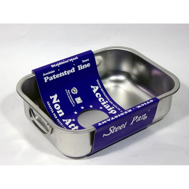 Ταψί Αντικολλητικό Ανοξείδωτο 18/10 Patented Steel Pan 25x19εκ. ST11160000