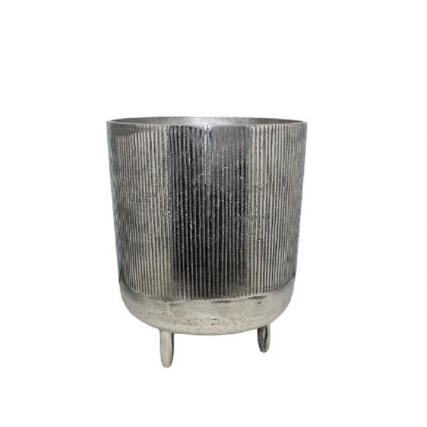 Σαμπανιέρα Αλουμινίου Ασημί ESPIEL 23xx23x29εκ. FLA340