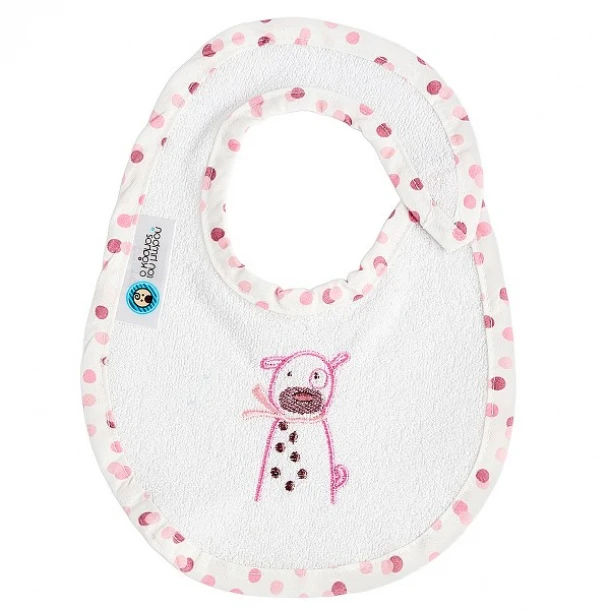 Σαλιάρα Polycotton Μικρή Family Pink 19161