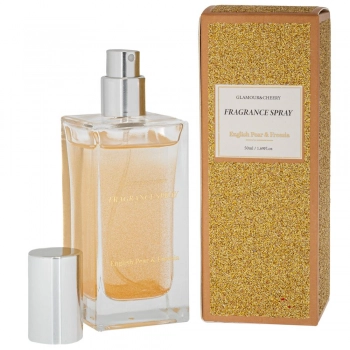 Αρωματικό Spray English Pear & Freesia 50ml Με Glitter Χρυσό iliadis 90036