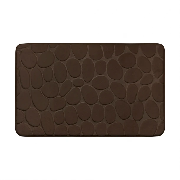 Ταπέτο Μπάνιο Polyester 50x80εκ. Καφέ MRShome AWD02161143