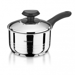 Κατσαρολάκι Γάλακτος Ανοξείδωτος Χάλυβας 18/10 Φ16εκ. Diana Black Isfa ISF3TTCLK0216050B