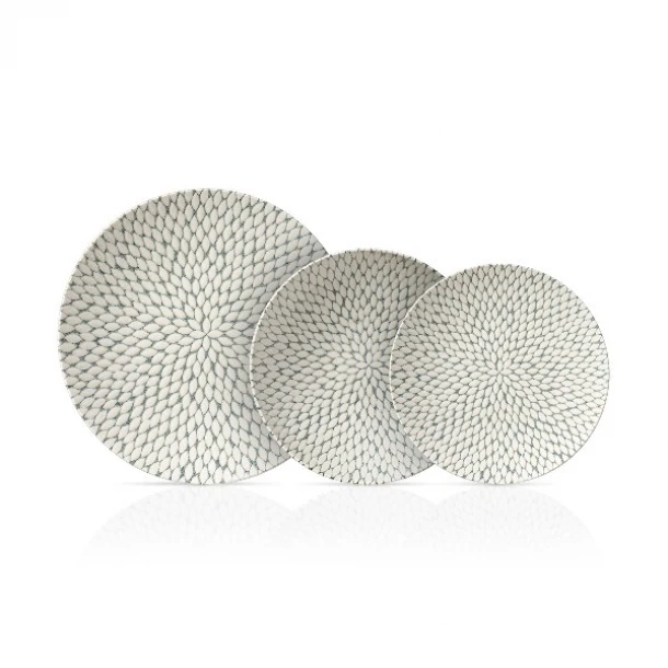 Σερβίτσιο Φαγητού Σετ 20τμχ In-glaze Porcelain Stoneware Pearl CRYSPO TRIO 47.160.40