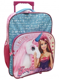 Τσάντα Δημοτικού Τρόλευ 31x18x43εκ. Barbie 50-3105