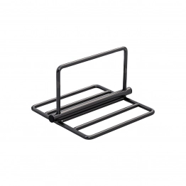 Χαρτοπετσετοθήκη Νίκελ Μαύρη 21,7x18,9x12,4εκ. Essentials Estia 01-7591