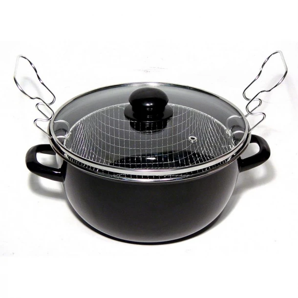 Φριτέζα Εμαγιέ Μαύρη Max Home 4,5lt ET82400024