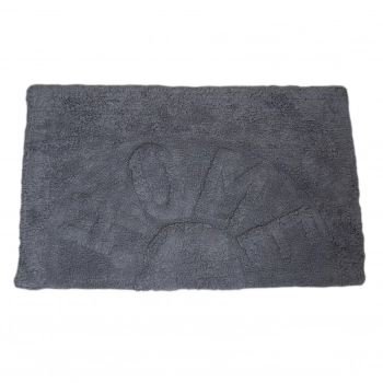 Ταπέτο Μπάνιου Βαμβακερό Γκρι 50x80εκ. HOME MRShome DS-3994002