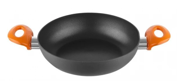 Σαγανάκι Αλουμινίου Αντικολλητικό 20x5εκ. Orange PAL 050.000275