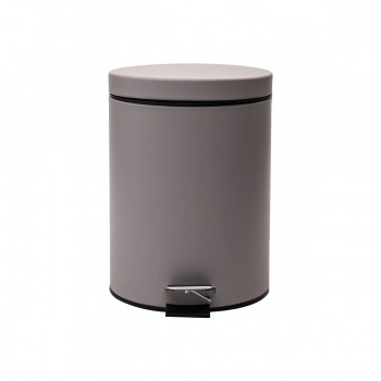 Καλάθι Απορριμμάτων 5lt Soft Close Μεταλλικό Taupe Classic Estia 26,5x20,6x28εκ. 02-5580