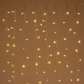 Λαμπάκια-Κουρτίνα 900 Led Ζεστό Λευκό Φως Επεκτεινόμενη 3x3μ. iliadis 64147