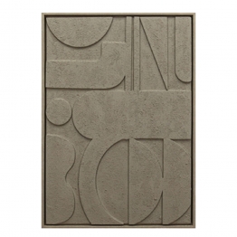 Πίνακας 3D Mdf-Ps Plastic Μπεζ ESPIEL 50x3x70εκ. FAL410