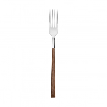 Πιρούνι Φαγητού Ανοξείδωτο 18/0 Με Ξύλινη Λαβή Savanna Estia 01-29258