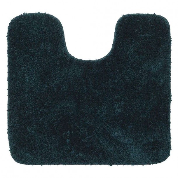 Ταπέτο Λεκάνης Αντιολισθητικό Polyester 55x60εκ. Angora Dark Green Sealskin 800123