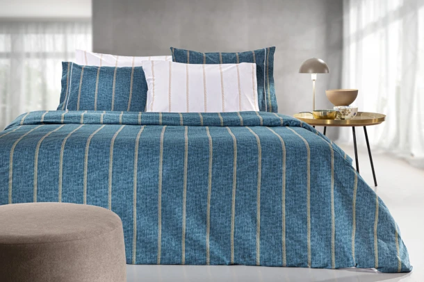 Σετ Σεντόνια Βαμβακερά Υπέρδιπλα 240x265εκ. Beverly Denim Guy Laroche