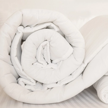 Πάπλωμα Satin Microfiber Μονό 160x240εκ. Λευκό Melinen 20002223