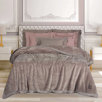 Κουβέρτα Βελουτέ Supersoft King 240x250εκ. Essential 3973 Dusty Lilac Greenwich Polo Club