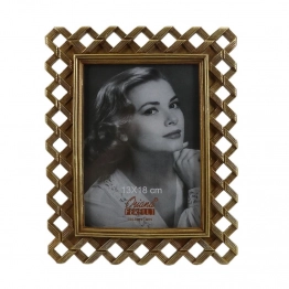 Κορνίζα Polyresin Χρυσή 13x18εκ. Oriana Ferelli® XL24040157