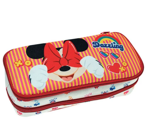 Κασετίνα Οβάλ Minnie 23,5x10,5x6εκ. Gim 50-3283