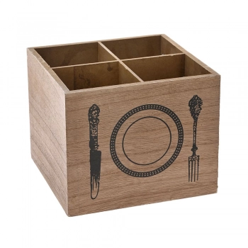 Βάση Για Μαχαιροπήρουνα Ξύλινη 15x15x12εκ. iliadis 77554