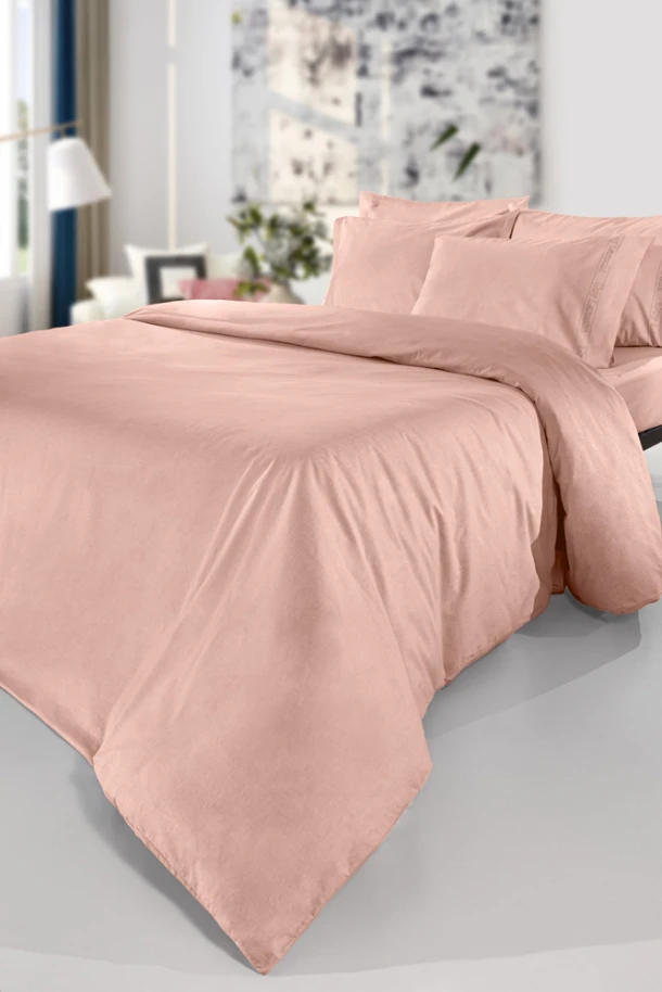 Παπλωματοθήκη Βαμβακερή King 255x245εκ. Color Plus Coral Guy Laroche