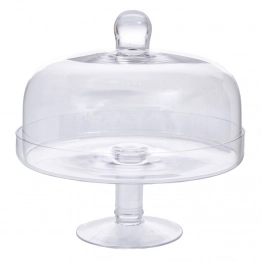 Τουρτιέρα Γυάλινη Διάφανη 24x24εκ. iliadis 91961