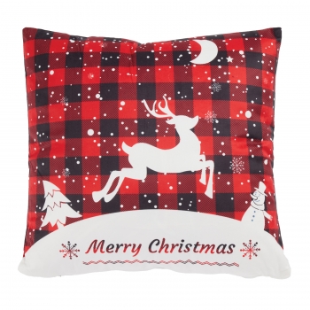 Χριστουγεννιάτικο Μαξιλάρι Polyester 45x45εκ. Christmas 0853 Red Das Home