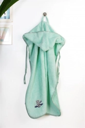 Κάπα Με Κέντημα Bebe 75x85εκ. Aviator 186 Mint Dimcol