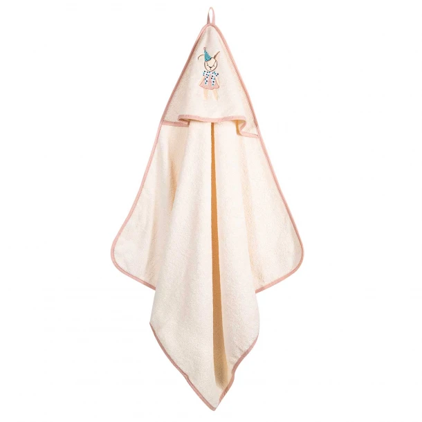 Κάπα Βαμβακερή Με Κέντημα Bebe 80x80εκ. Essential 8859 Pink Greenwich Polo Club