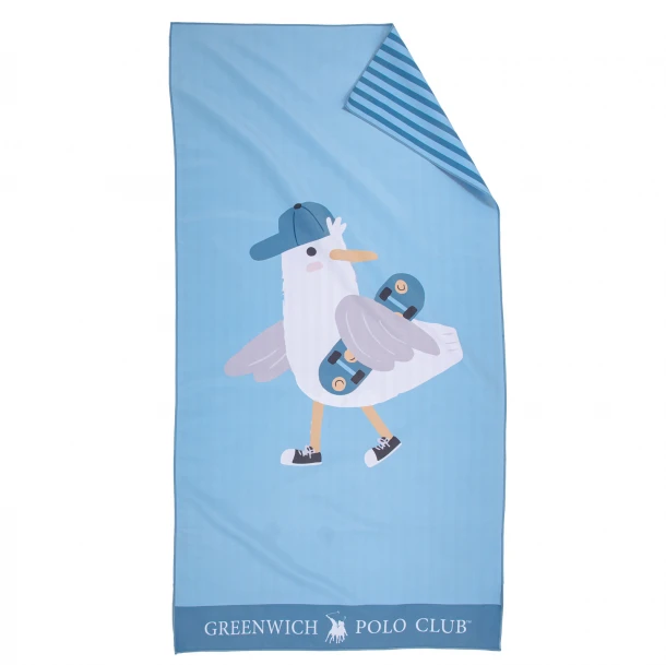 Πετσέτα Θαλάσσης Microfiber 70x140εκ. Junior 4177 Blue Greenwich Polo Club