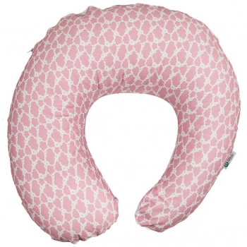 Μαξιλάρι Θηλασμού Βαμβακερό 60εκ./25εκ. Clouds Ροζ 90091