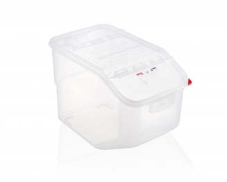 Δοχείο Στερεών Τροφίμων Αεροστεγές Πλαστικό Διάφανο 50ltr-56x34x40εκ. Araven AR00000918