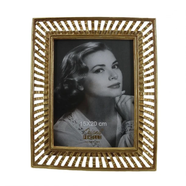 Κορνίζα Polyresin Χρυσή 15x20εκ. Oriana Ferelli® XL24059168