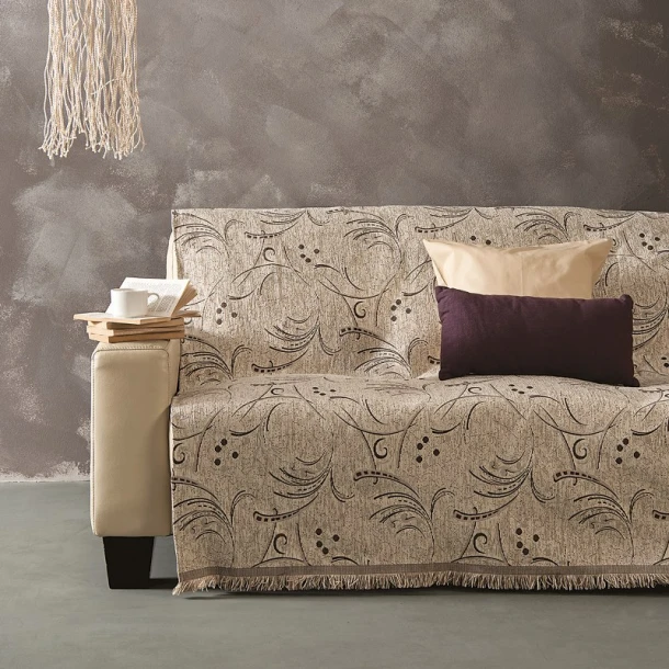 Ριχτάρι Σενίλ Ζακάρ Τριθέσιο 180x300εκ. Essential SB HOME