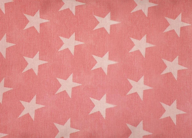 Πάνα Χασέ Βαμβακερή 80x80εκ. Star 34 Coral DimCol