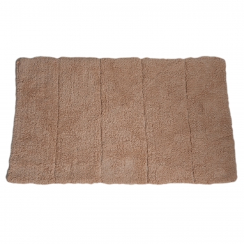 Ταπέτο Μπάνιου Βαμβακερό Μπεζ 50x80εκ. MRShome DS-3992002