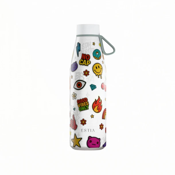 Θερμός-Μπουκάλι Ανοξείδωτο Urban Vibes Flow Save The Aegean Estia 500ml 01-42110
