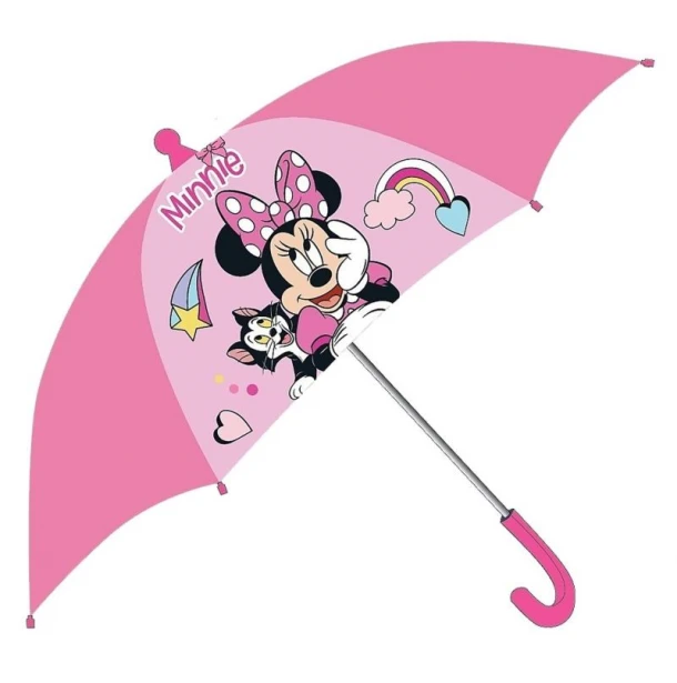 Ομπρέλα Παιδική Minnie Λευκό-Ροζ Φ70εκ. Disney 20-1173