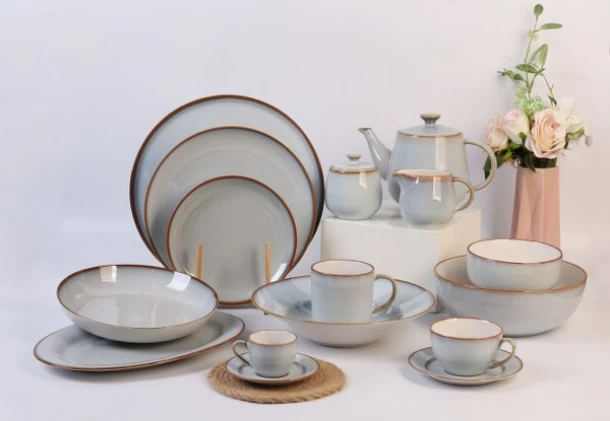 Φλυτζάνι Τσαγιού 230ml Reactive Glaze Stoneware PortoSanto Ciel-Brown CRYSPO TRIO 25.054.16