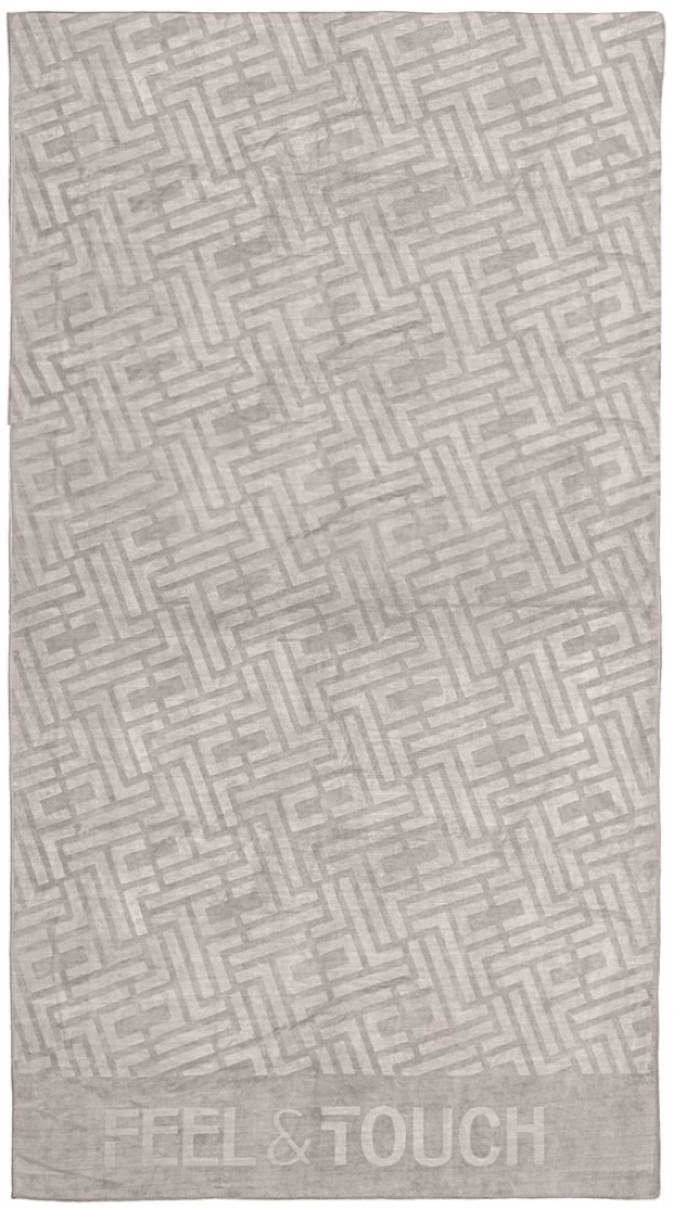 Πετσέτα Θαλάσσης Polyester-Poliammide 90x170εκ. Feel & Touch Icon Ammos