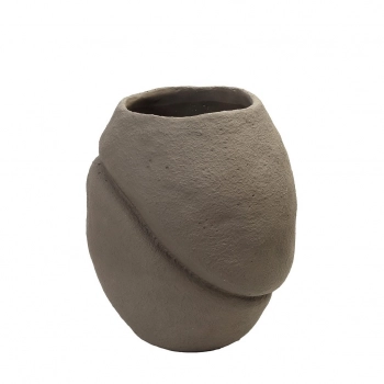 Βάζο Τσιμεντένιο Γκρι ESPIEL 25x25x30εκ. RAH104