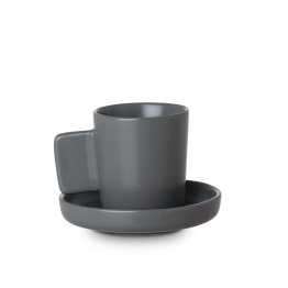 Φλυτζάνι Καφέ-Espresso New Bone Fine Grind 90ml Γκρι Estia 07-35525