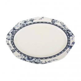 Ραβιέρα Οβάλ Πορσελάνης 25εκ. Tiffany Blue Oriana Ferelli PR24324B12
