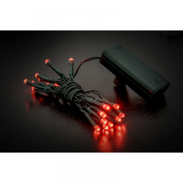 Λαμπάκια Μπαταρίας 20 Led-1μ. Κόκκινο Σταθερό Φως iliadis 55464