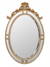 Καθρέπτης Τοίχου Ξύλινος Κλασικός Χρυσός Με Κορνίζα 43x63εκ./53x3,5x83εκ. Zen Collection 25.49.52322