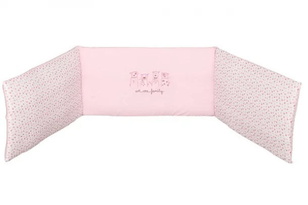 Πάντα Κούνιας Βαμβακερή 35x195εκ. Family Pink70261