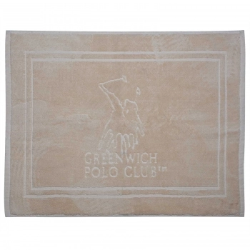 Ταπέτο Μπάνιου Βαμβακερό 50x70εκ. Essential 3038 Μπεζ Greenwich Polo Club