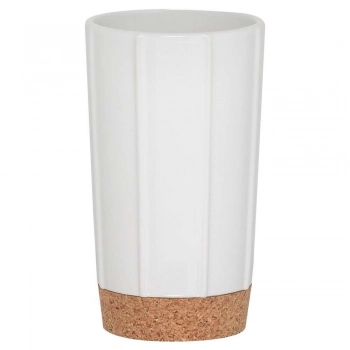 Ποτηροθήκη Πορσελάνης 7,1x12,5εκ. Cork White Sealskin 362510410