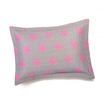 Ζεύγος Διακοσμητικές Μαξιλαροθήκες Microfiber 50x70+5εκ. Oxford Star Girl Melinen 2000040405