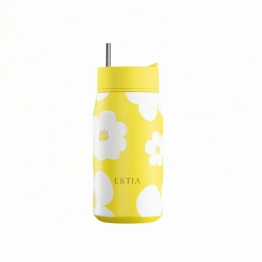 Θερμός-Ποτήρι Ανοξείδωτο Yellow Daisy Lens Save The Aegean Estia 360ml 01-43094