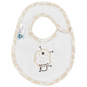 Σαλιάρα Polycotton Μεσαία Sheep Εκρού 19293